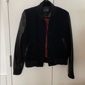 NWOT rag & bone varsity bomber size M